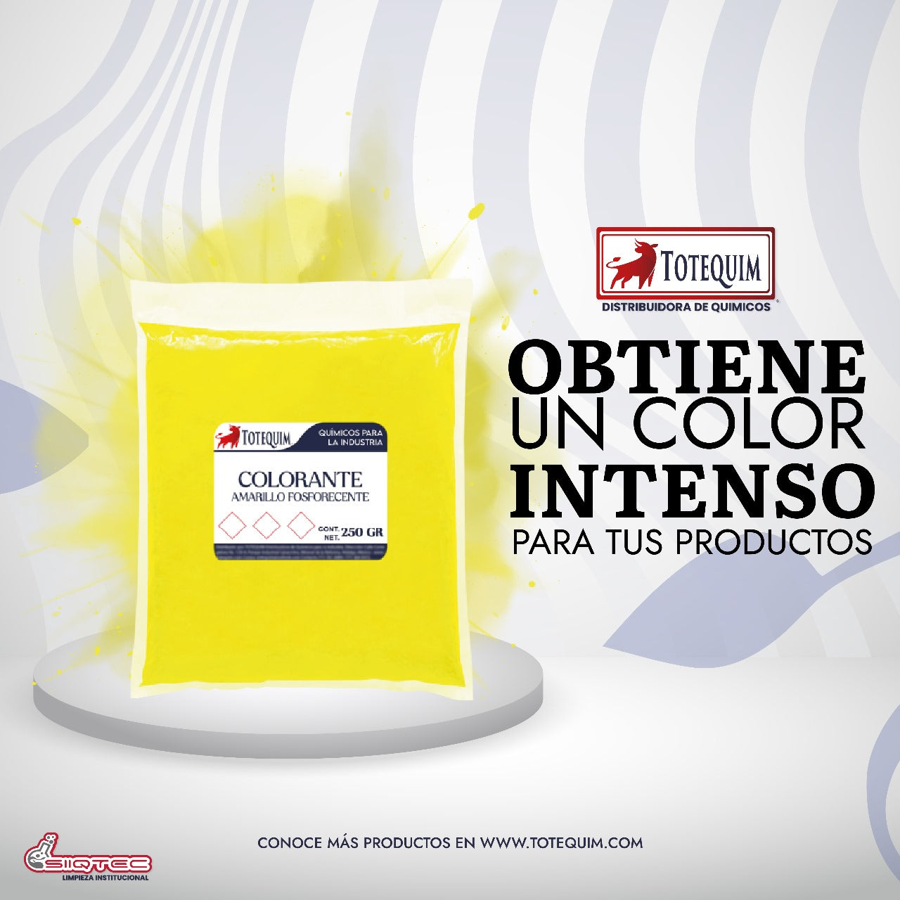 COLORANTE AMARILLO FOSFORESCENTE 250 G