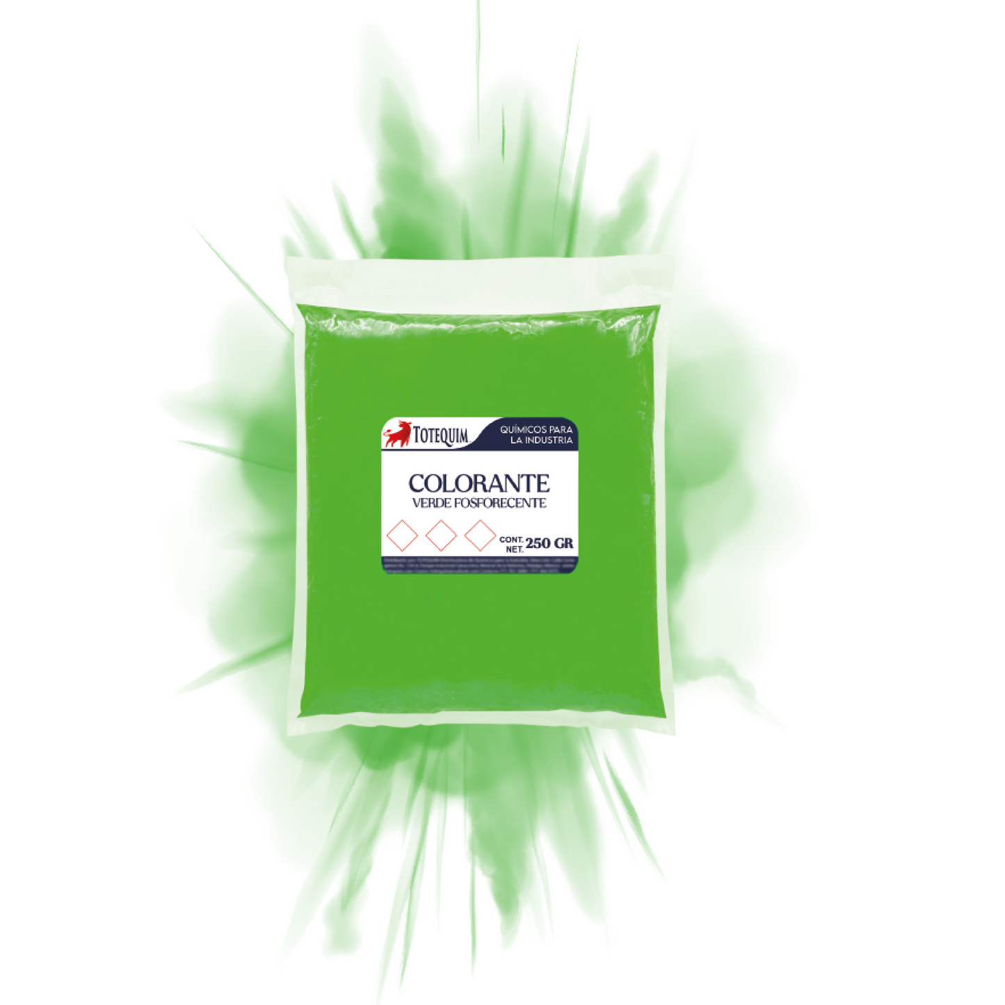 COLORANTE VERDE FOSFORECENTE 250 G